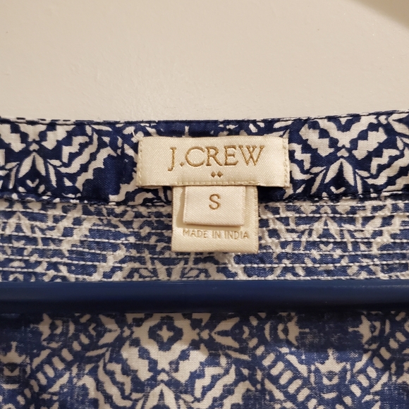J. Crew Tunic Embroidered Blouse - Picture 5 of 5